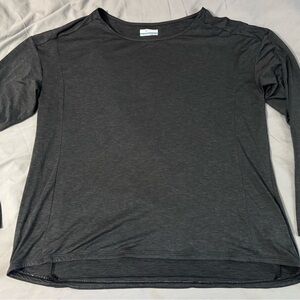 Columbia Charcoal Lightweight Long Sleeve Shirt
